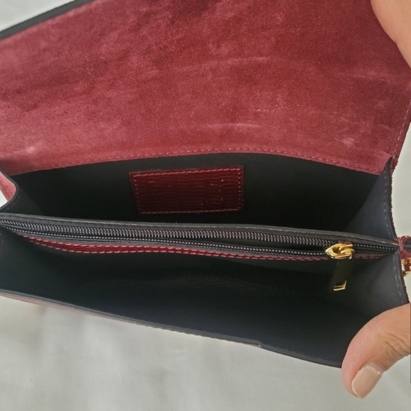 Gorgeous Red Leather Viola Castellani Purse MADE IN ITALY - Picture 15 of 16
